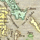 Vintage Map of Greece 1831