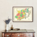 Vintage Map of China 1831