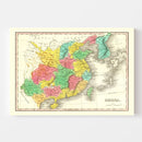 Vintage Map of China 1831
