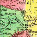 Vintage Map of China 1831