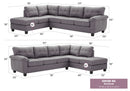 Gallant - Sectional by Unique Piece Furniture