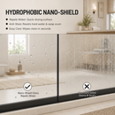 50-54" W x 72" H Framed Double Sliding Shower Door by HouseOfZazla