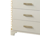 Jasmine - 5 Drawer Chest With Side LED Lightning - Beige