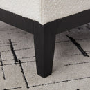 Upholstered Storage Ottoman With Reversible Lid Coffee Table With Rubberwood Legs by HouseOfZazla