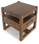 Cabalynn - Square End Table - Light Brown