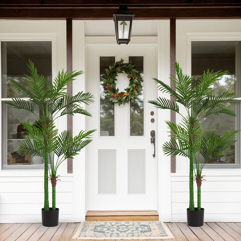 New high-end market indoor leaf simulation 180CM double rod loose tail sunflower 18-leaf pot travelers simulated artificial plants 1pcs/set