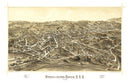 Vintage Map of Fishkill, New York 1886