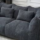 Comfortable Dual Beanbag Chair With High Resilience Foam Core For 2 People
