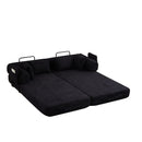 Convertible Sleeper Sofa Bed With Cylindrical Pillow by HouseOfZazla