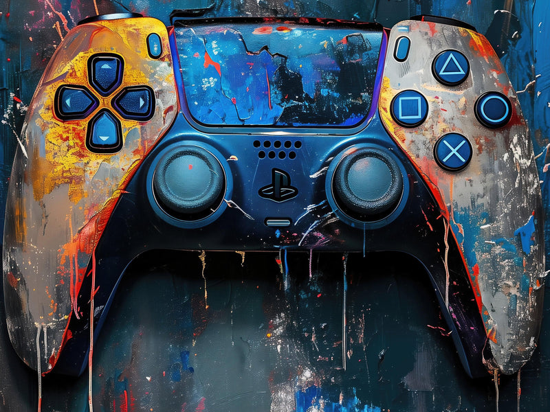 Playstation Gamer Wallpaper Mural.