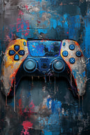 Playstation Gamer Wallpaper Mural.