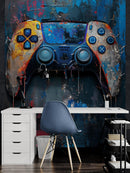 Playstation Gamer Wallpaper Mural.