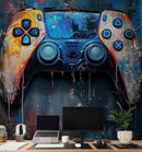 Playstation Gamer Wallpaper Mural.