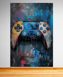 Playstation Gamer Wallpaper Mural.