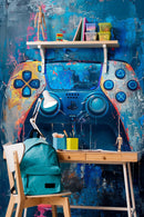 Playstation Gamer Wallpaper Mural.