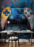 Playstation Gamer Wallpaper Mural.