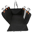 Dog Car Back Seat Cover With Zipper Mesh Window Storage Bags Waterproof 600D Oxford Cloth Car Seat Protector With Slide Flaps For Cars Trucks SUVs by GBruno Store