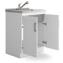 Kyle - Laundry Cabinet & Faucet And Stainless Steel Sink by Unique Piece Furniture