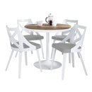 Dakota Charlotte - 5 Piece Contemporary Design Dining Set by HouseOfZazla