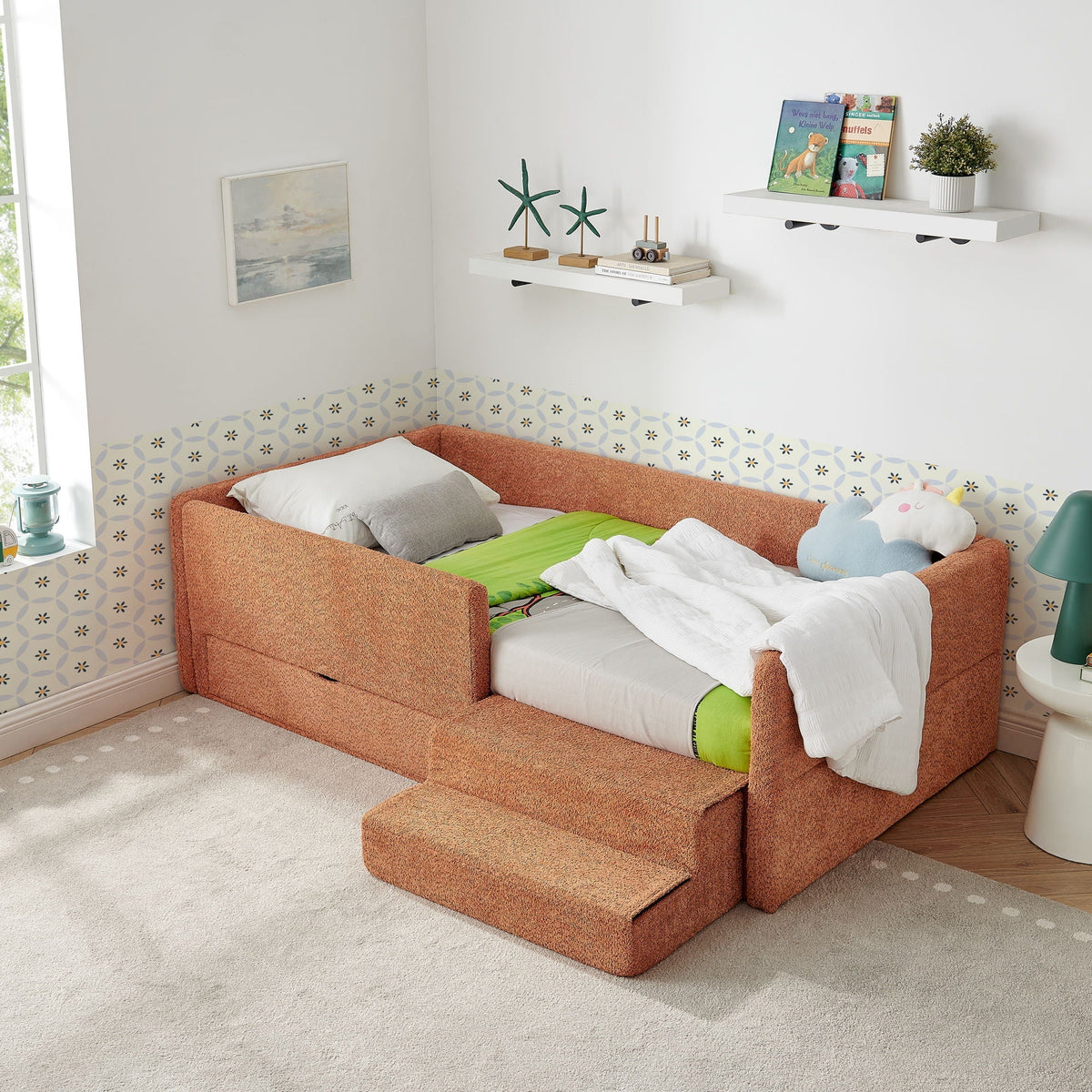 Safe Kids Bed With Guardrails And Storage, photo 8 of 14
