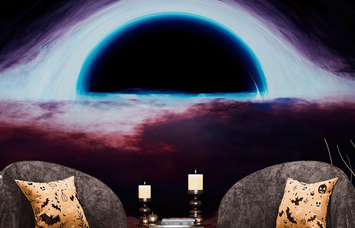 Black Hole Wall Mural – Interstellar Space Sci-Fi Wallpaper. #6919, photo 5 of 18