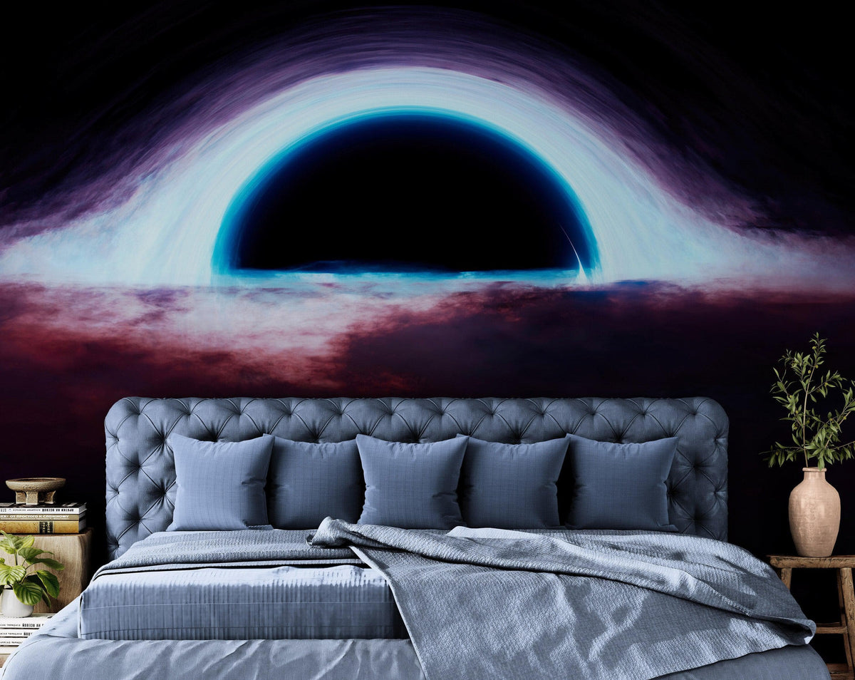 Black Hole Wall Mural – Interstellar Space Sci-Fi Wallpaper. #6919, photo 3 of 18