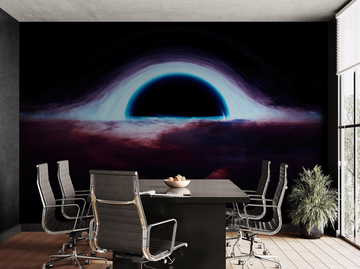 Black Hole Wall Mural – Interstellar Space Sci-Fi Wallpaper. #6919, photo 9 of 18