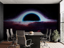 Black Hole Wall Mural – Interstellar Space Sci-Fi Wallpaper.