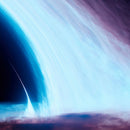Black Hole Wall Mural – Interstellar Space Sci-Fi Wallpaper.