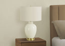 Transitional Lighting Table Lamp - Cream by HouseOfZazla