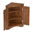 Triangle Bathroom Storage Cabinet With Adjustable Shelves, Freestanding Floor Cabinet For Home Kitchen by HouseOfZazla