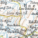 Vintage Map of China 1900