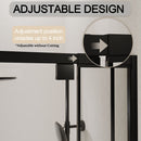 Semi Frameless Pivot Hinged Shower Door, Reversible Design by HouseOfZazla