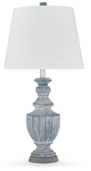 Cylerick - Terracotta Table Lamp - Antique Blue