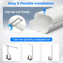4 Inches W Mini Decorative PVC Slim Line Cover Kit by LJGDeals
