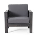 Acacia Wood Loveseat And Coffee Table Set With Cushions by HouseOfZazla