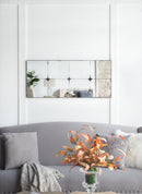 Traditional Decor Style Antique Glass Panel Mirror, Wall Mirror For Bathroom Entryway Console Lean Against Wall by Unique Piece Furniture