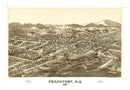 Vintage Map of Frankfort, New York 1887