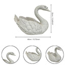 12.6'' Tall Swan Sculpture Planter
