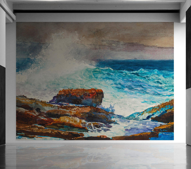 Incoming Tide by Winslow Homer Wall Mural.