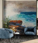 Incoming Tide by Winslow Homer Wall Mural.