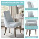 Winfield - Upholstered Dining Chair (Set of 2) - Light Gray by Unique Piece Furniture