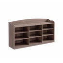 Entryway Shoe Storage Bench, Nine Storage Shelves, Entryway Organizer by HouseOfZazla
