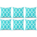 6 Pack Outdoor Pillow Covers - 18x18 Inch
