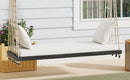 TOPMAX Patio Wooden Swing Chair