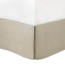 7 PC Pieced Faux Suede Comforter Set Green Cal King