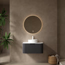 DINA 30" Bathroom Vanity & Sink with Floating Curved Edges by HouseOfZazla