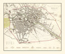 Vintage Map of Berlin, Germany 1833