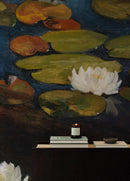 Albert Edelfelt Water Lilies Painting Wallpaper Mural.
