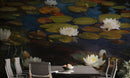Albert Edelfelt Water Lilies Painting Wallpaper Mural.